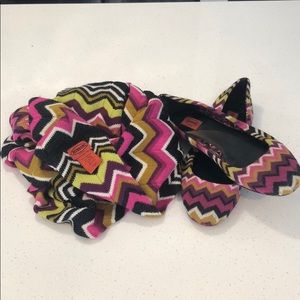 Two Piece Missoni Infinity Scarf & Flat